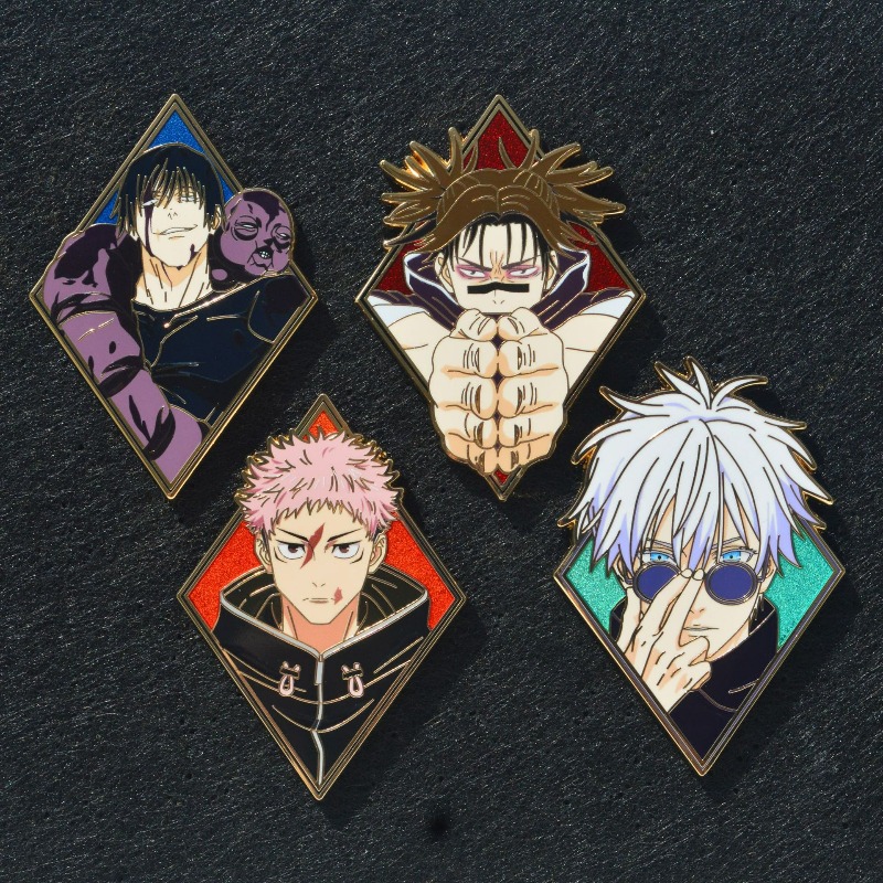 Model Kit Jujutsu Kaisen - 인기 애니메이션 주술회전 에나멜 핀 세트