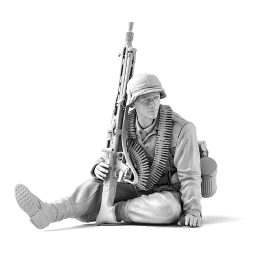 Model Kit Entry Grade - 1/16 보병 MG42 포수, GM, 레진