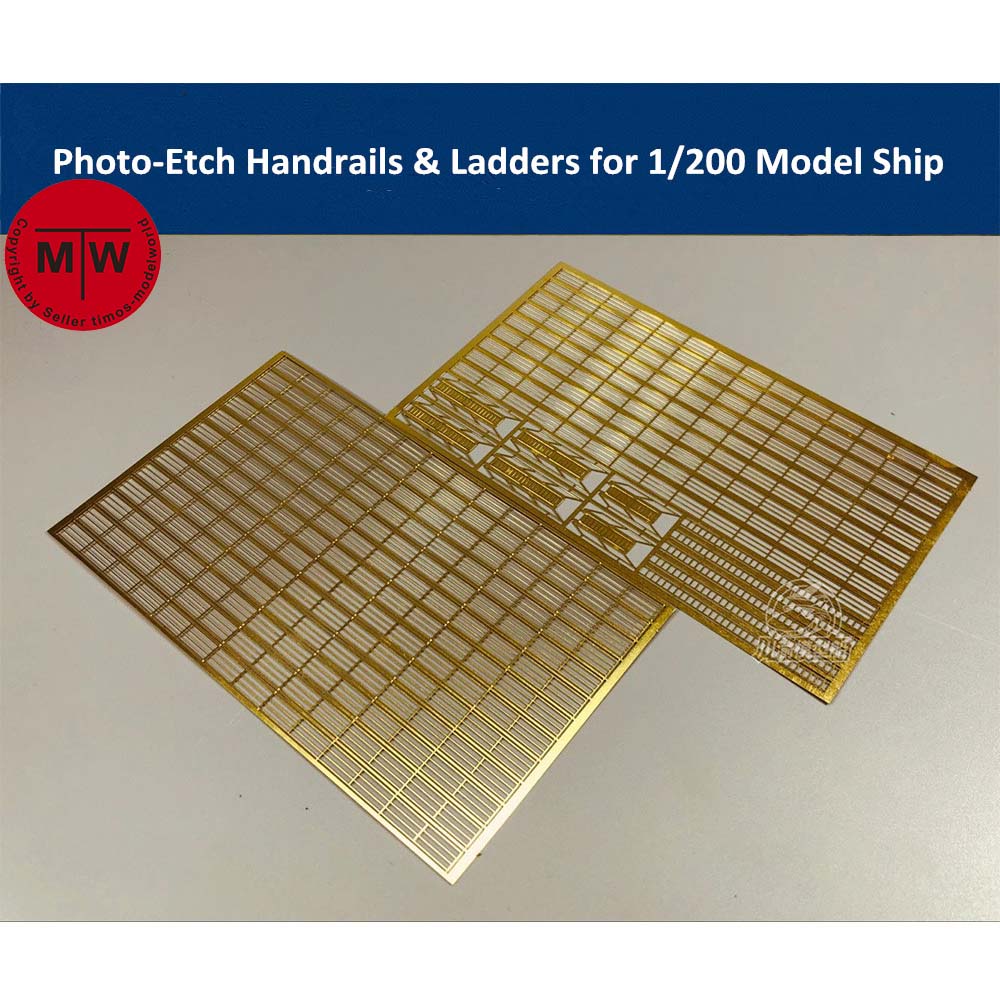 Photo Etch Brass - 1/200 스케일 모델용 사진 에칭 PE