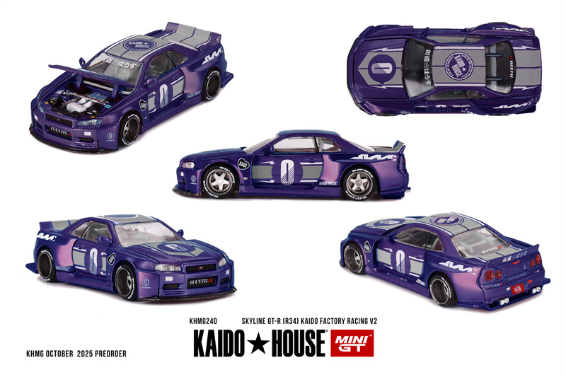 Model Kit R34 - *사전 판매* 카이도 하우스 x 미니