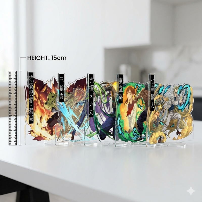 Model Kit Jujutsu Kaisen - 15CM 애니메이션 주술회전 아크릴 스탠드 키체인