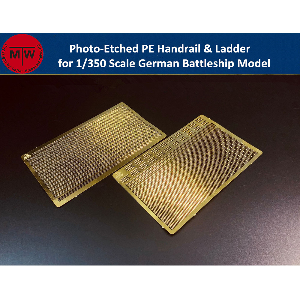 Photo Etch Brass - 1/350 스케일 포토 에칭 PE 난간