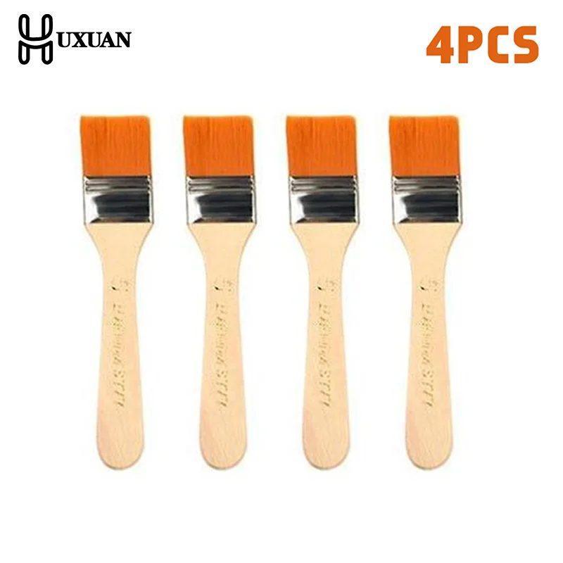Metallic Paint Set - 4 개/대 헤어 페인팅 브러시 아크릴