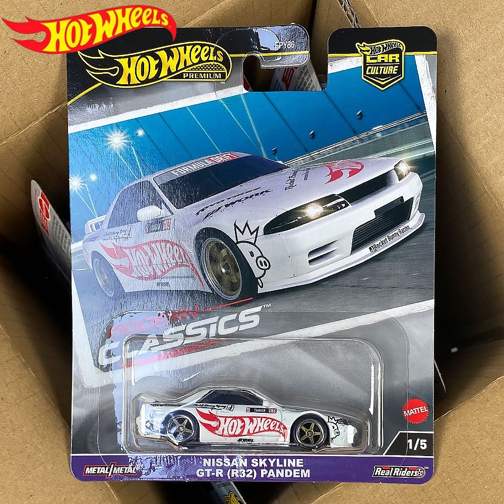 Model Kit Nissan Skyline - 핫휠 프리미엄 다이캐스트 자동차 모델 닛산