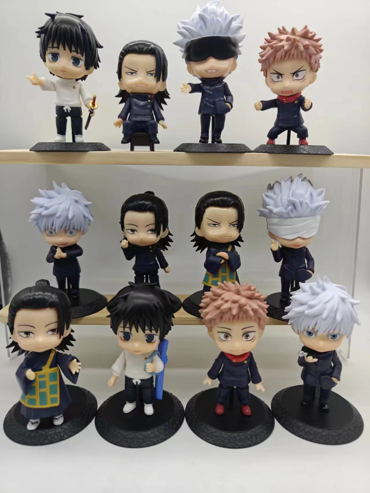 Model Kit Jujutsu Kaisen - 12 개/대 애니메이션 Jujutsu Kaisen 그림