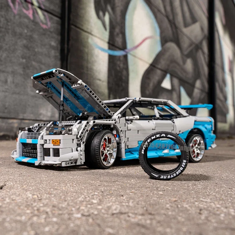 3383PCS supercar 모델 빌딩 키트 블록 자 - Model Kit R34 리뷰 및 가격