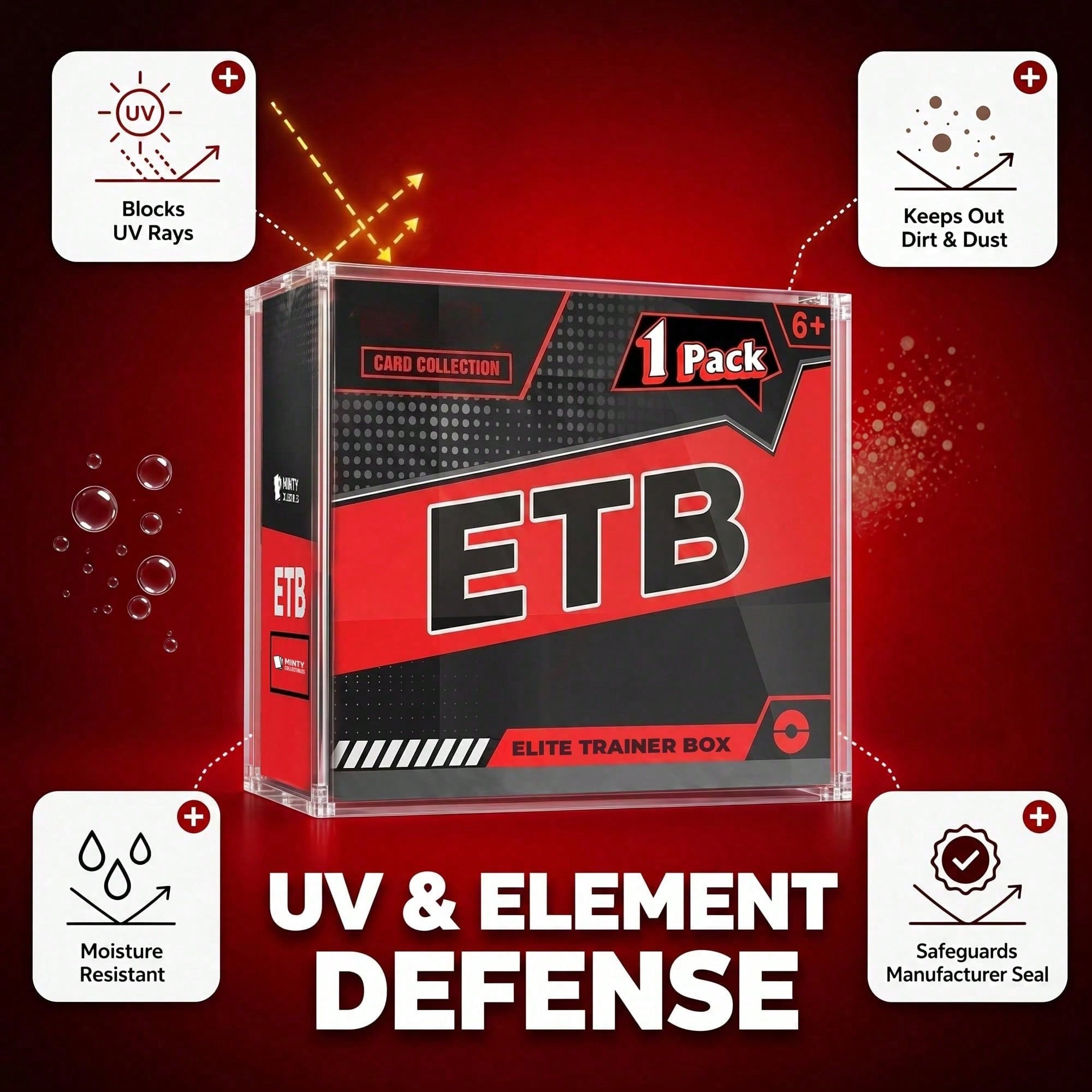 ETB 투명 자석 아크릴 디스플레이 케이스, 8mm 바 - Model Kit Display 리뷰 및 가격