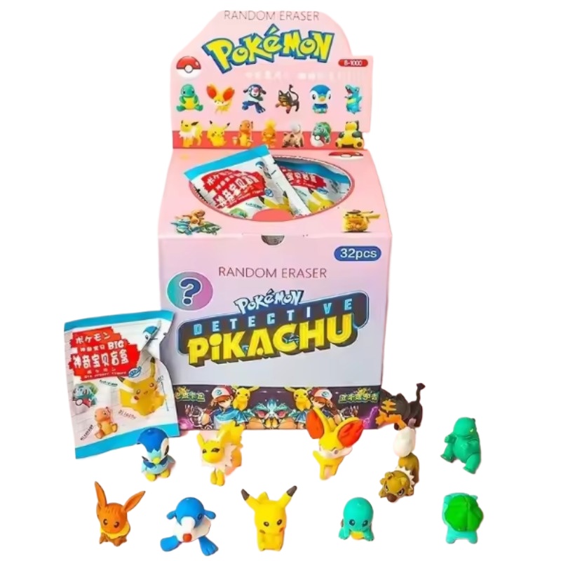 32개의 서프라이즈 가방, 피카츄 컬렉션 초안판, 만화 - Model Kit Pokemon 리뷰 및 가격