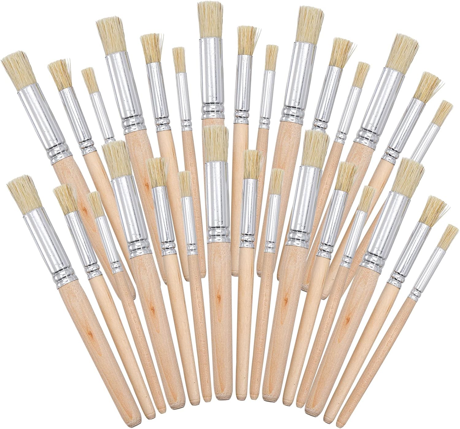 6/12/18개 스텐실 페인트 브러쉬 세트 브리슬 헤어 - Metallic Paint Set 리뷰 및 가격