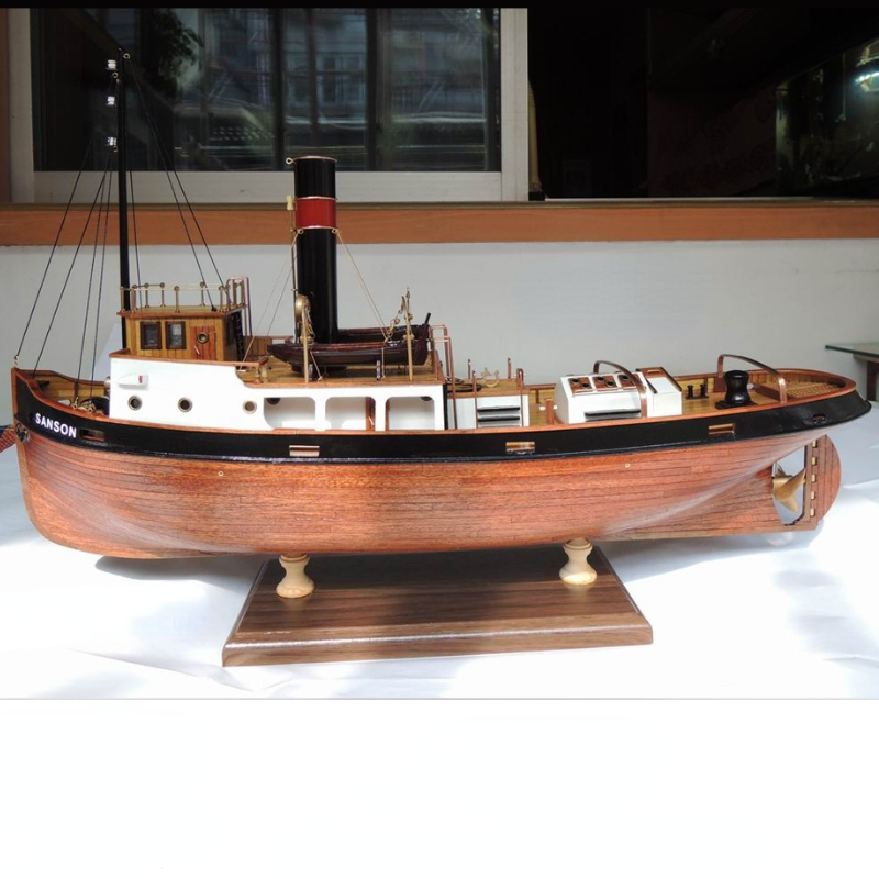 1:50 레이저 컷 목재 보트 모델, SANSON 예인 - Model Kit Entry Grade 리뷰 및 가격