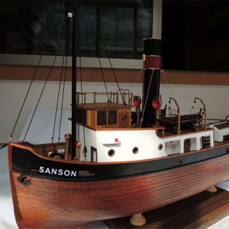 1:50 레이저 컷 목재 보트 모델, SANSON 예인 - Model Kit Entry Grade 리뷰 및 가격