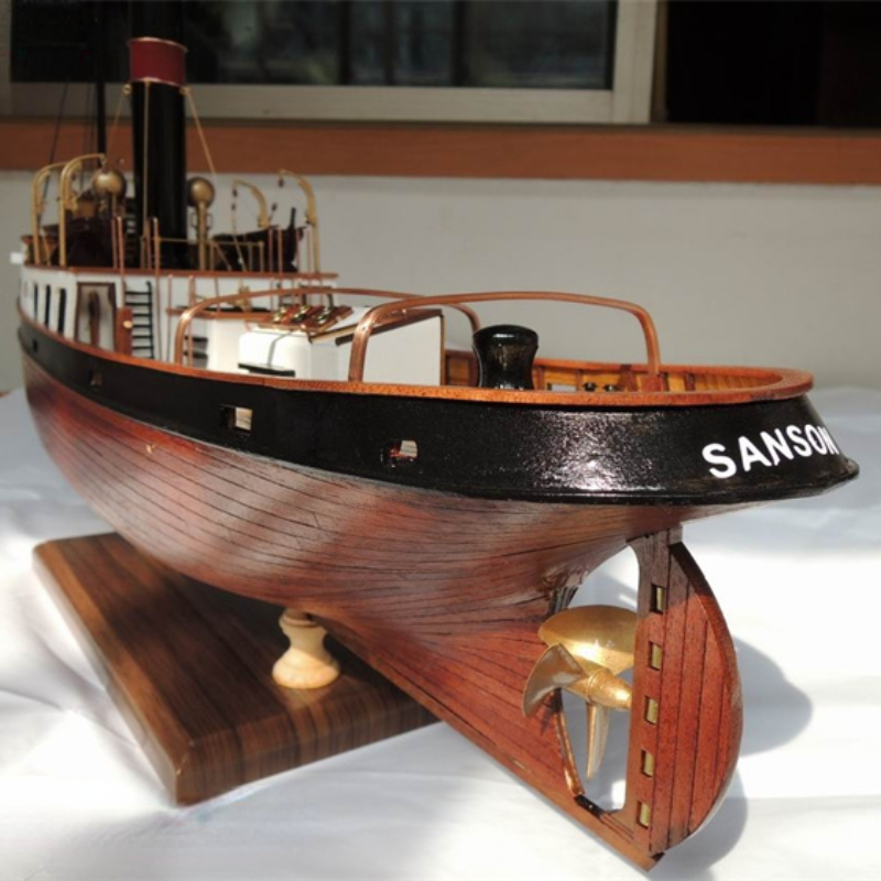 1:50 레이저 컷 목재 보트 모델, SANSON 예인 - Model Kit Entry Grade 리뷰 및 가격
