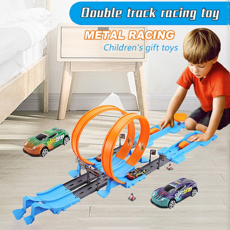 핫 스턴트 스피드 카 휠 모델 레이싱 트랙 DIY 조립 - Hot Wheels Car Track Sets 리뷰 및 가격
