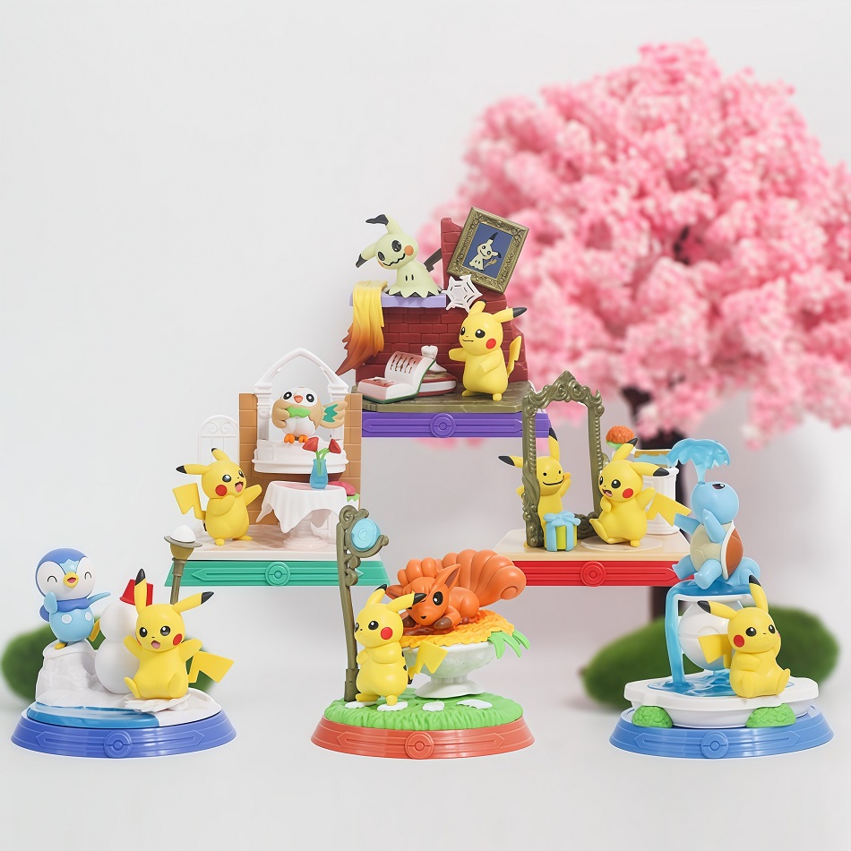 6개입 포켓몬 액션 피규어 피카츄 블라인드 박스 애니메 - Model Kit Pokemon 리뷰 및 가격