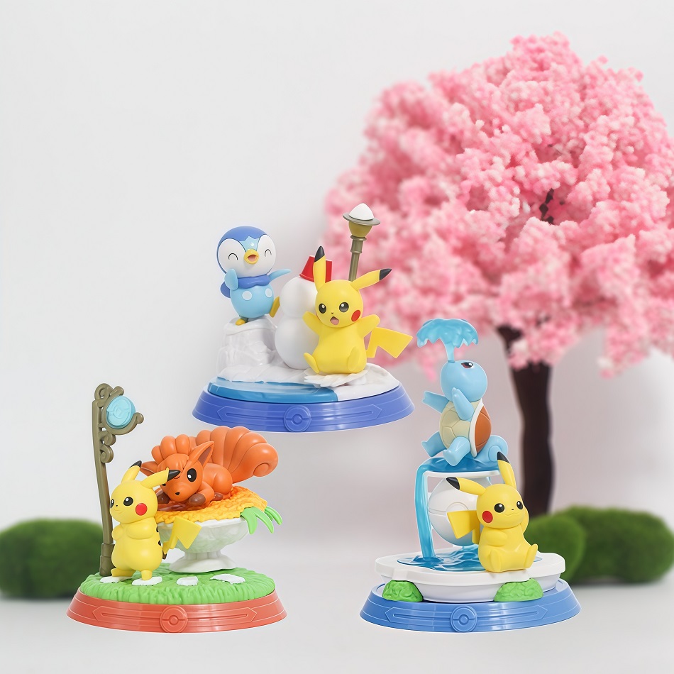 6개입 포켓몬 액션 피규어 피카츄 블라인드 박스 애니메 - Model Kit Pokemon 리뷰 및 가격