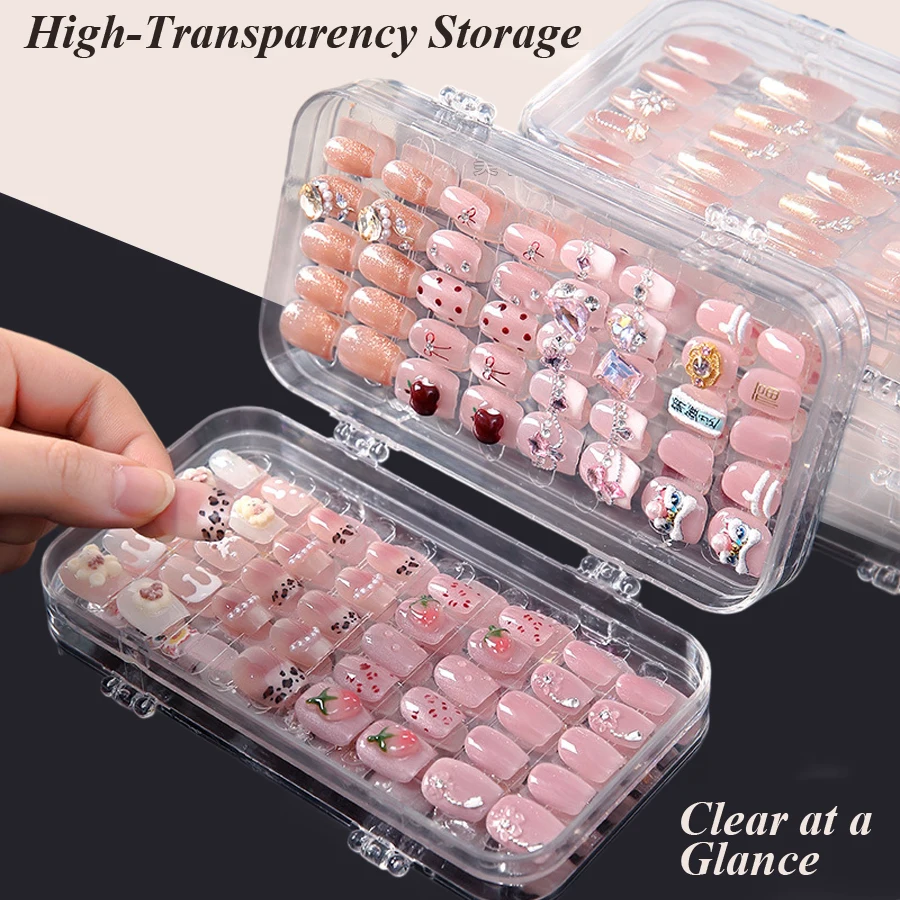 3단 접이식 프레스온 네일 보관함, 방진 커버 네일아트 - Model Kit Display 리뷰 및 가격