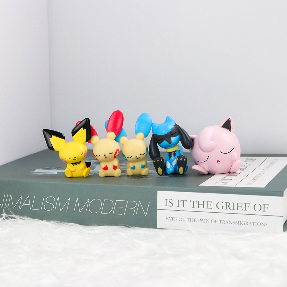 5개/세트 포켓몬 마우스홀드 타츠기리 피규어 장난감 슬 - Model Kit Pokemon 리뷰 및 가격