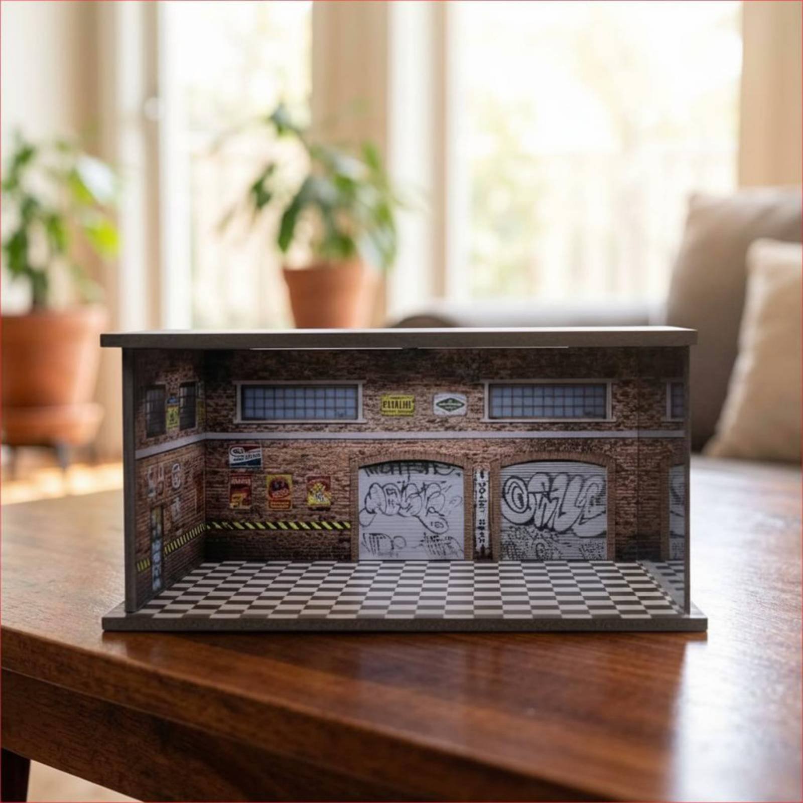 조명이 있는 자동차 정비소 모델 조립 키트 1:64 미 - Model Kit Display 리뷰 및 가격