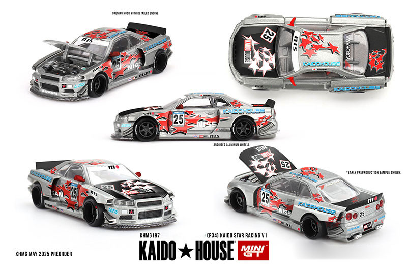 카이도 하우스 x 미니 GT 1:64 T1 픽업 카이도 - Model Kit R34 리뷰 및 가격
