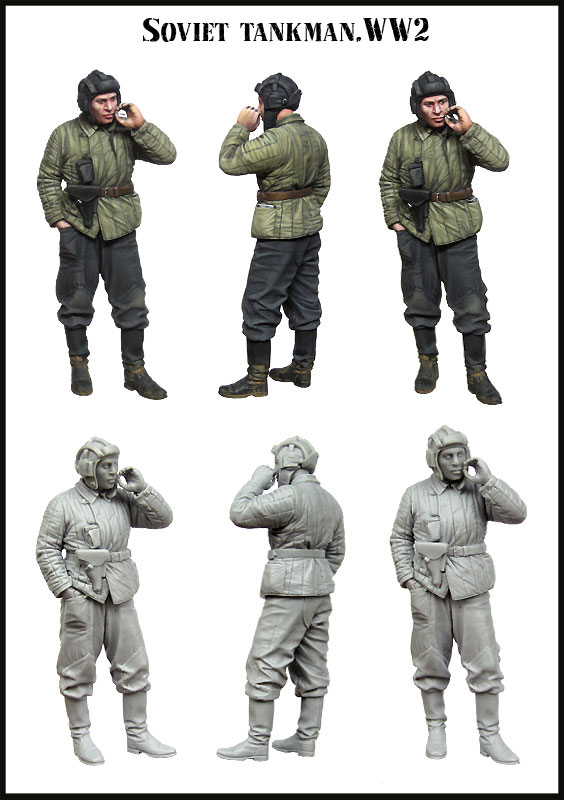 35개의 레진 모델 키트 - 2차 세계대전 당시 소련  - Model Kit Cangdao 리뷰 및 가격
