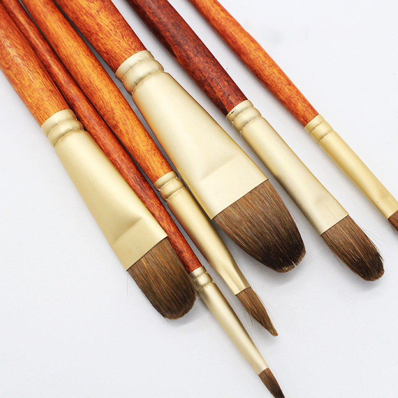 고급 헤어 족제비 페인팅 브러쉬 아트 재료 수채화 펜  - Metallic Paint Set 리뷰 및 가격