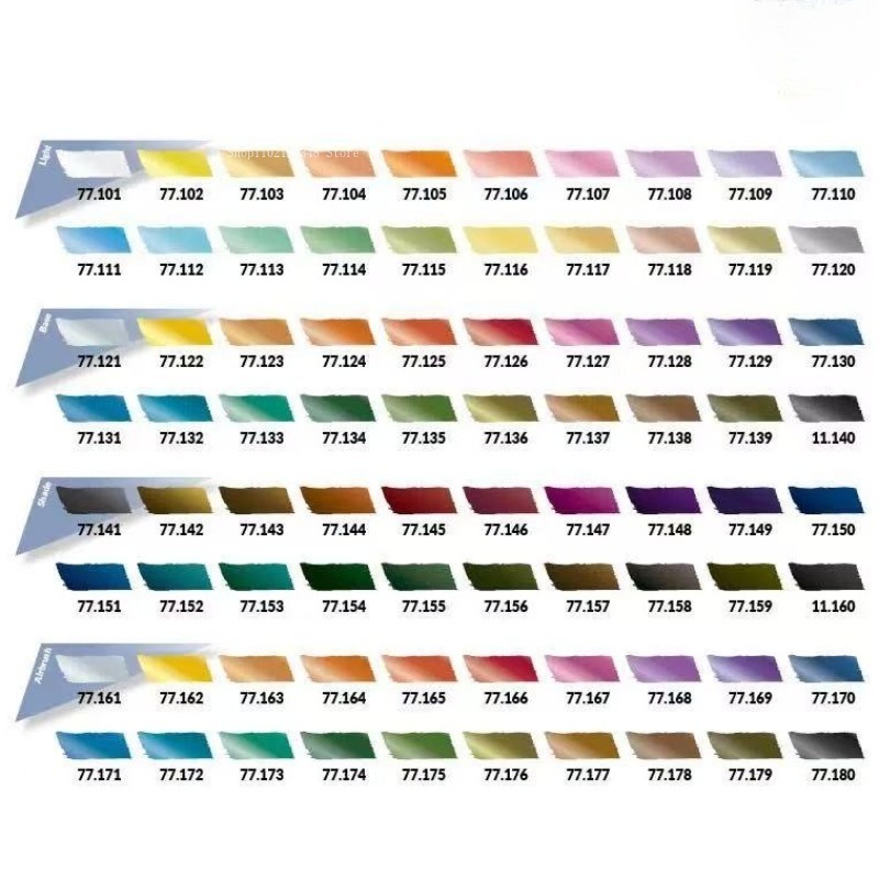 수성 금속 페인트 4색 세트/18ml 게임 페인트 모델 - Metallic Paint Set 리뷰 및 가격