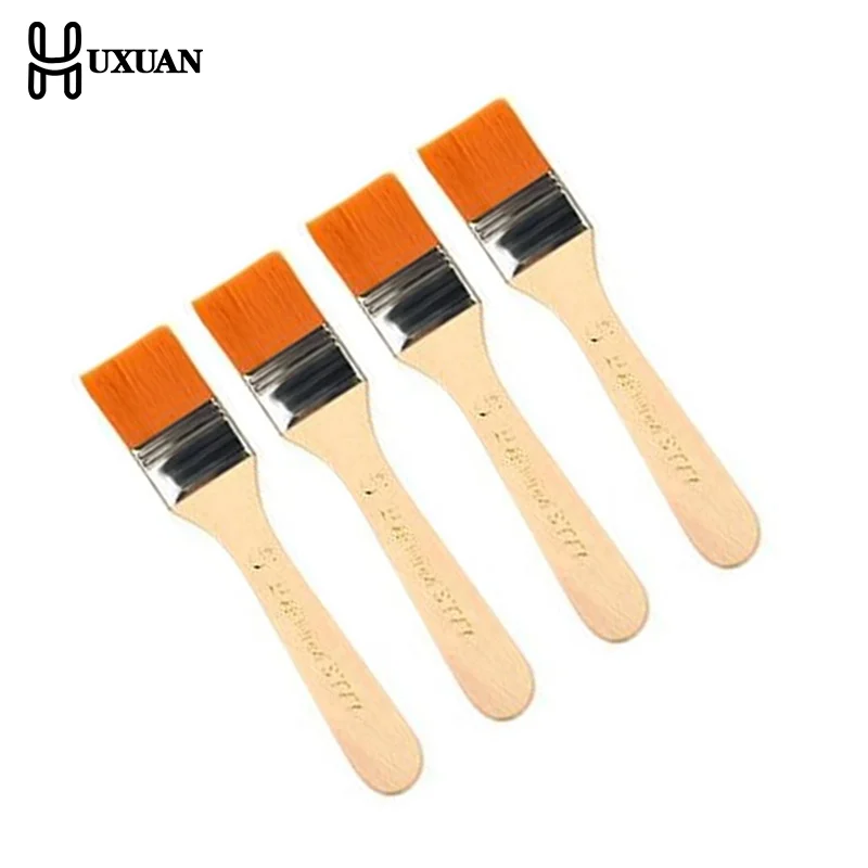4 개/대 헤어 페인팅 브러시 아크릴 페인트 나일론 오 - Metallic Paint Set 리뷰 및 가격