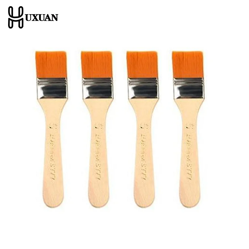 4 개/대 헤어 페인팅 브러시 아크릴 페인트 나일론 오 - Metallic Paint Set 리뷰 및 가격