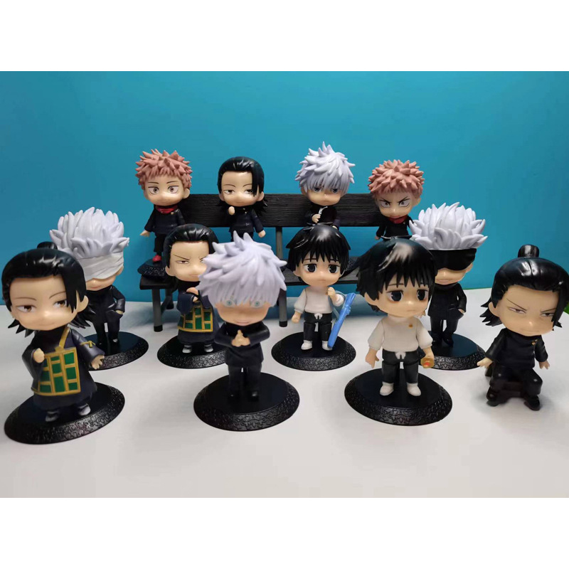 12 개/대 애니메이션 Jujutsu Kaisen 그림 - Model Kit Jujutsu Kaisen 리뷰 및 가격